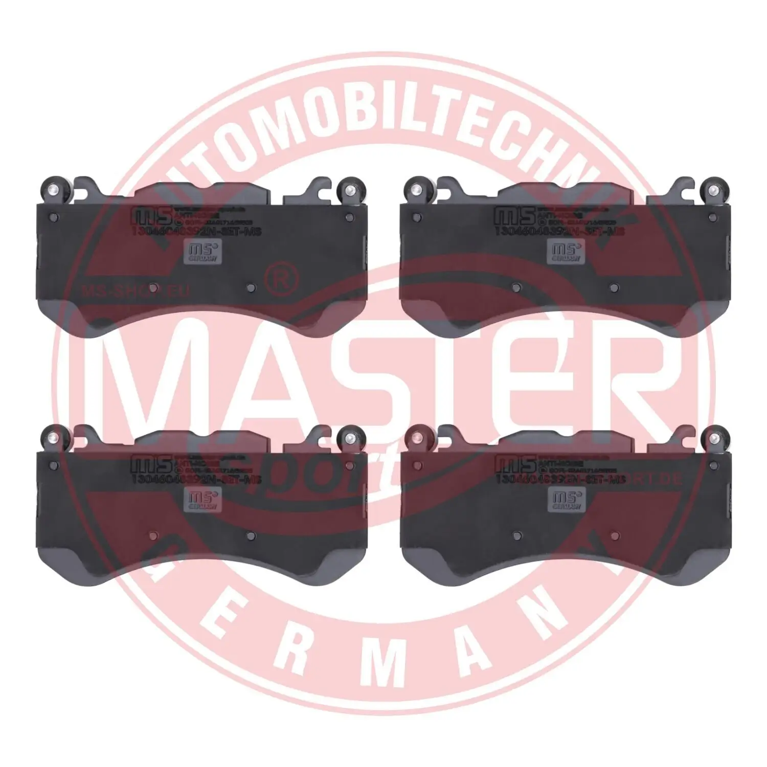 Bremsbelagsatz, Scheibenbremse Vorderachse MASTER-SPORT GERMANY 13046048392N-SET-MS