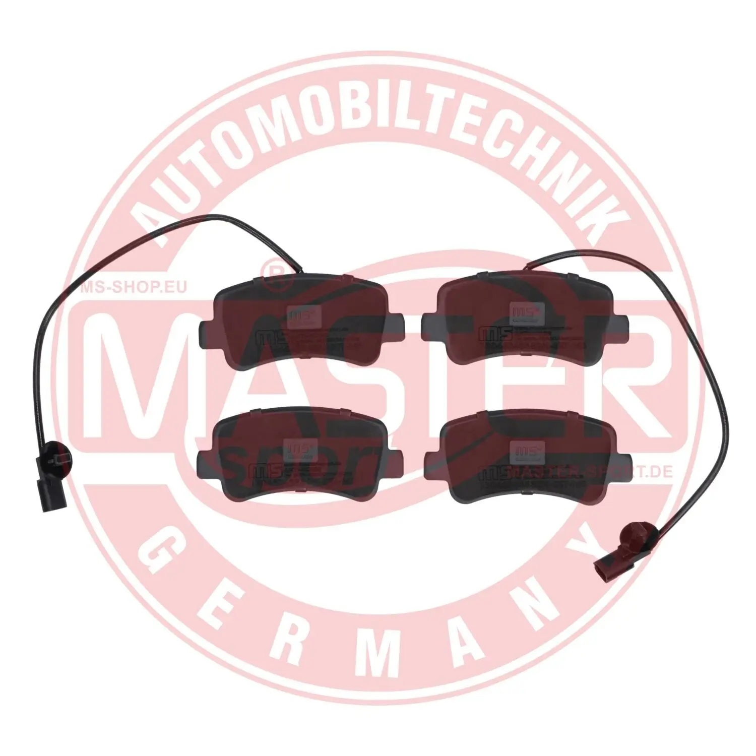 Bremsbelagsatz, Scheibenbremse Hinterachse MASTER-SPORT GERMANY 13046048582N-SET-MS