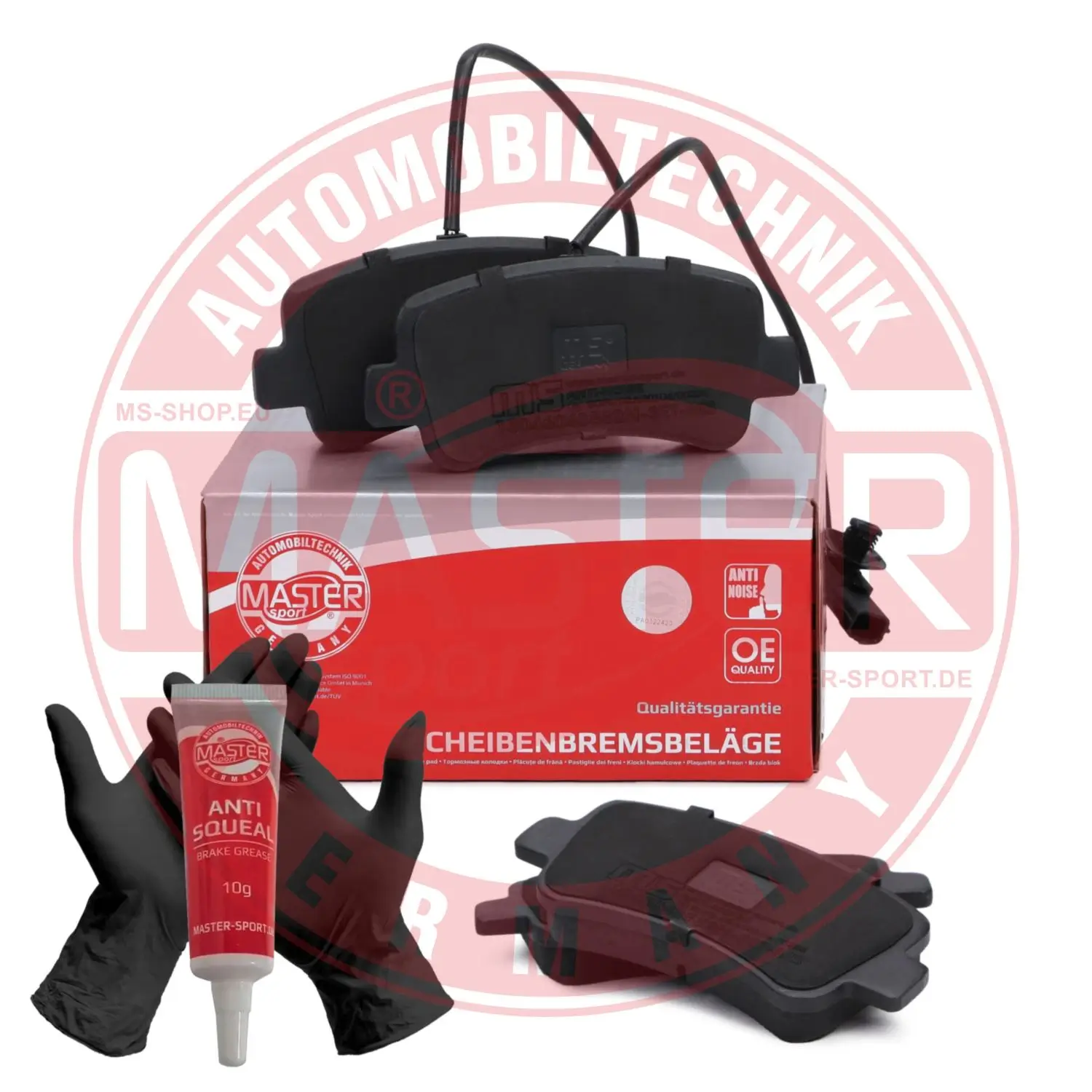 Bremsbelagsatz, Scheibenbremse Hinterachse MASTER-SPORT GERMANY 13046048582N-SET-MS