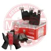 Bremsbelagsatz, Scheibenbremse Hinterachse MASTER-SPORT GERMANY 13046048742N-SET-MS