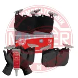 Bremsbelagsatz, Scheibenbremse Vorderachse MASTER-SPORT GERMANY 13046048752N-SET-MS