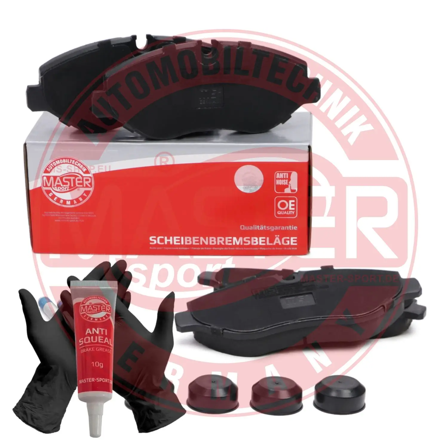 Bremsbelagsatz, Scheibenbremse Vorderachse MASTER-SPORT GERMANY 13046048772N-SET-MS