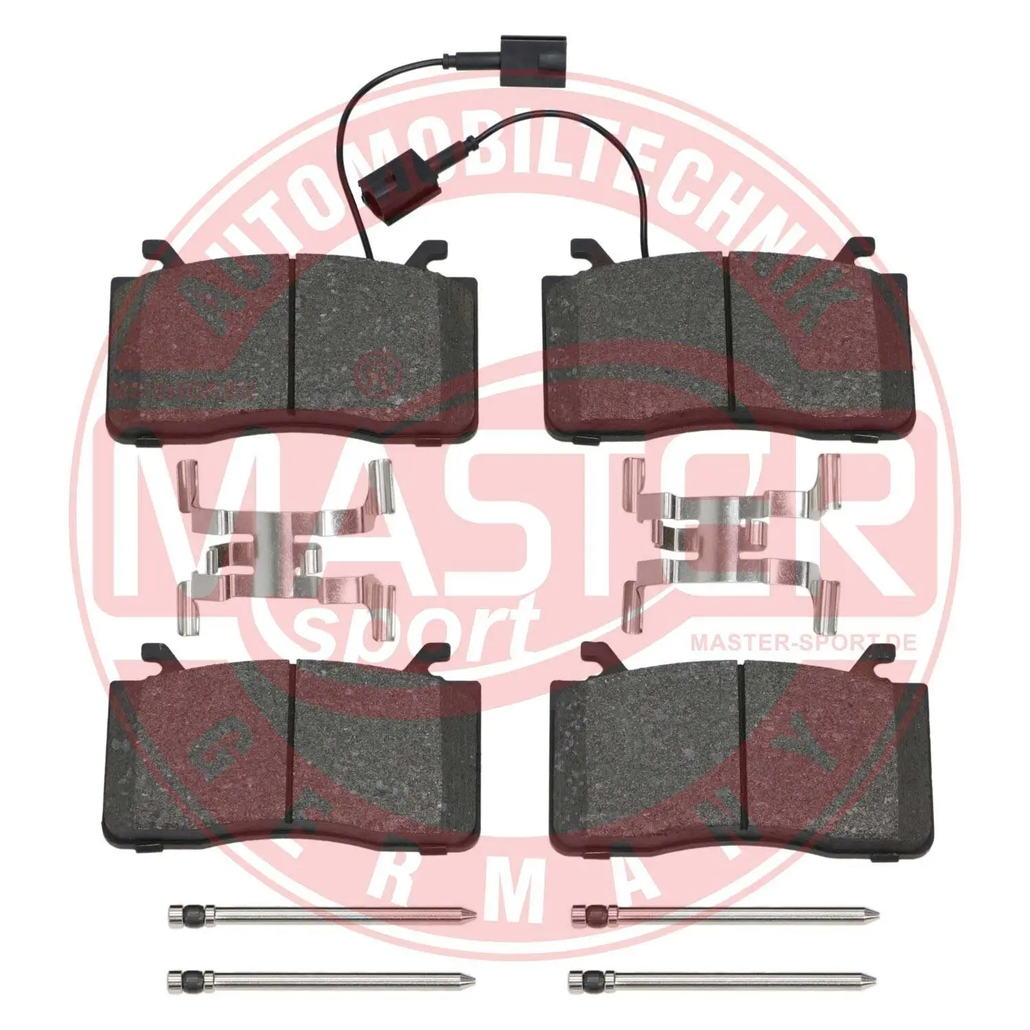 Bremsbelagsatz, Scheibenbremse Vorderachse MASTER-SPORT GERMANY 13046048942N-SET-MS