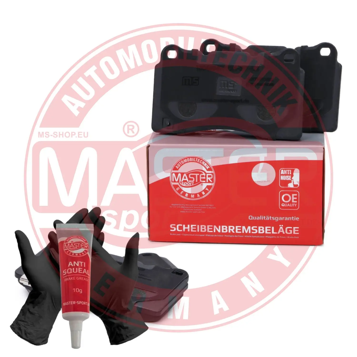 Bremsbelagsatz, Scheibenbremse Vorderachse MASTER-SPORT GERMANY 13046049732N-SET-MS