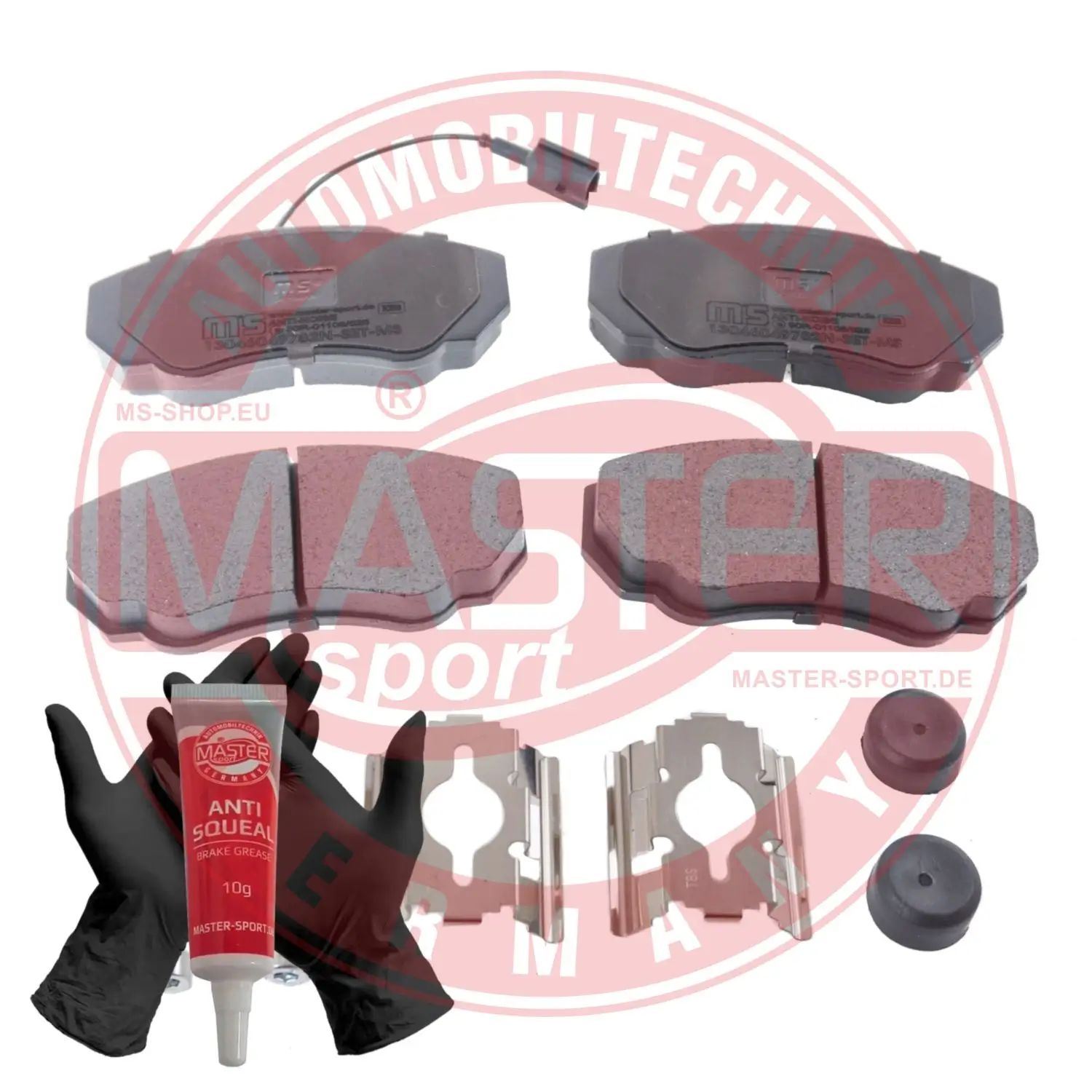 Bremsbelagsatz, Scheibenbremse Vorderachse MASTER-SPORT GERMANY 13046049782N-SET-MS
