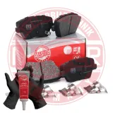 Bremsbelagsatz, Scheibenbremse Hinterachse MASTER-SPORT GERMANY 13046055092N-SET-MS