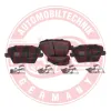 Bremsbelagsatz, Scheibenbremse Hinterachse MASTER-SPORT GERMANY 13046055092N-SET-MS Bild Bremsbelagsatz, Scheibenbremse Hinterachse MASTER-SPORT GERMANY 13046055092N-SET-MS