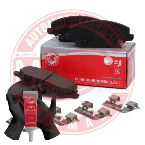 Bremsbelagsatz, Scheibenbremse Vorderachse MASTER-SPORT GERMANY 13046055102N-SET-MS Bild Bremsbelagsatz, Scheibenbremse Vorderachse MASTER-SPORT GERMANY 13046055102N-SET-MS