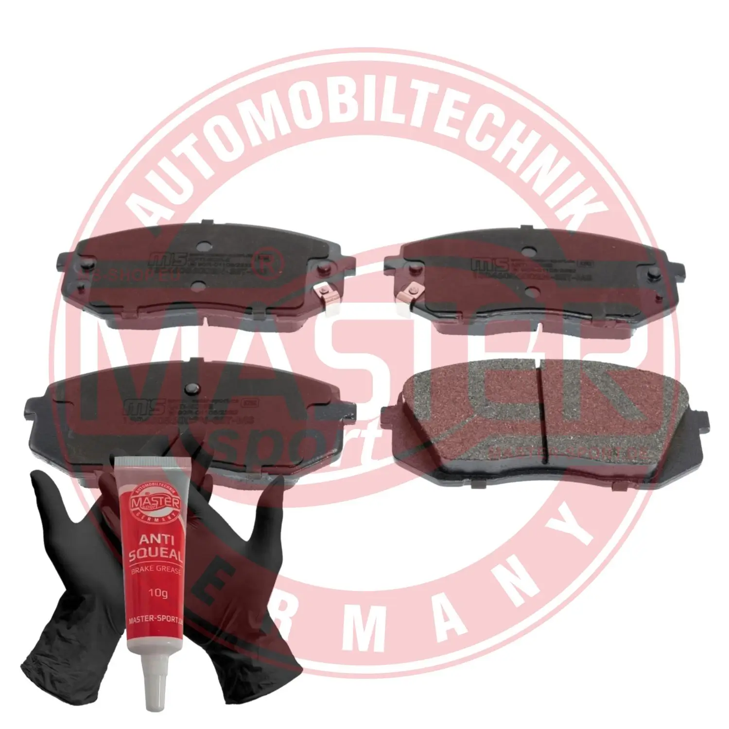 Bremsbelagsatz, Scheibenbremse Vorderachse MASTER-SPORT GERMANY 13046056002N-SET-MS