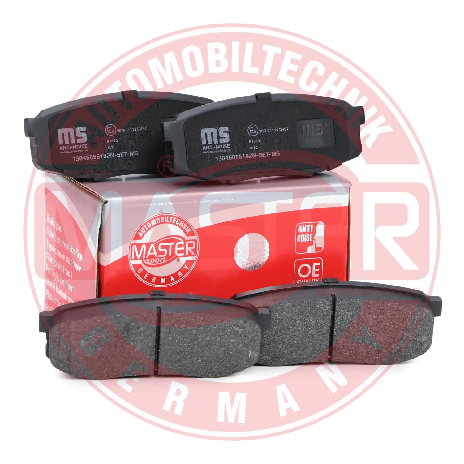Bremsbelagsatz, Scheibenbremse Hinterachse MASTER-SPORT GERMANY 13046056192N-SET-MS