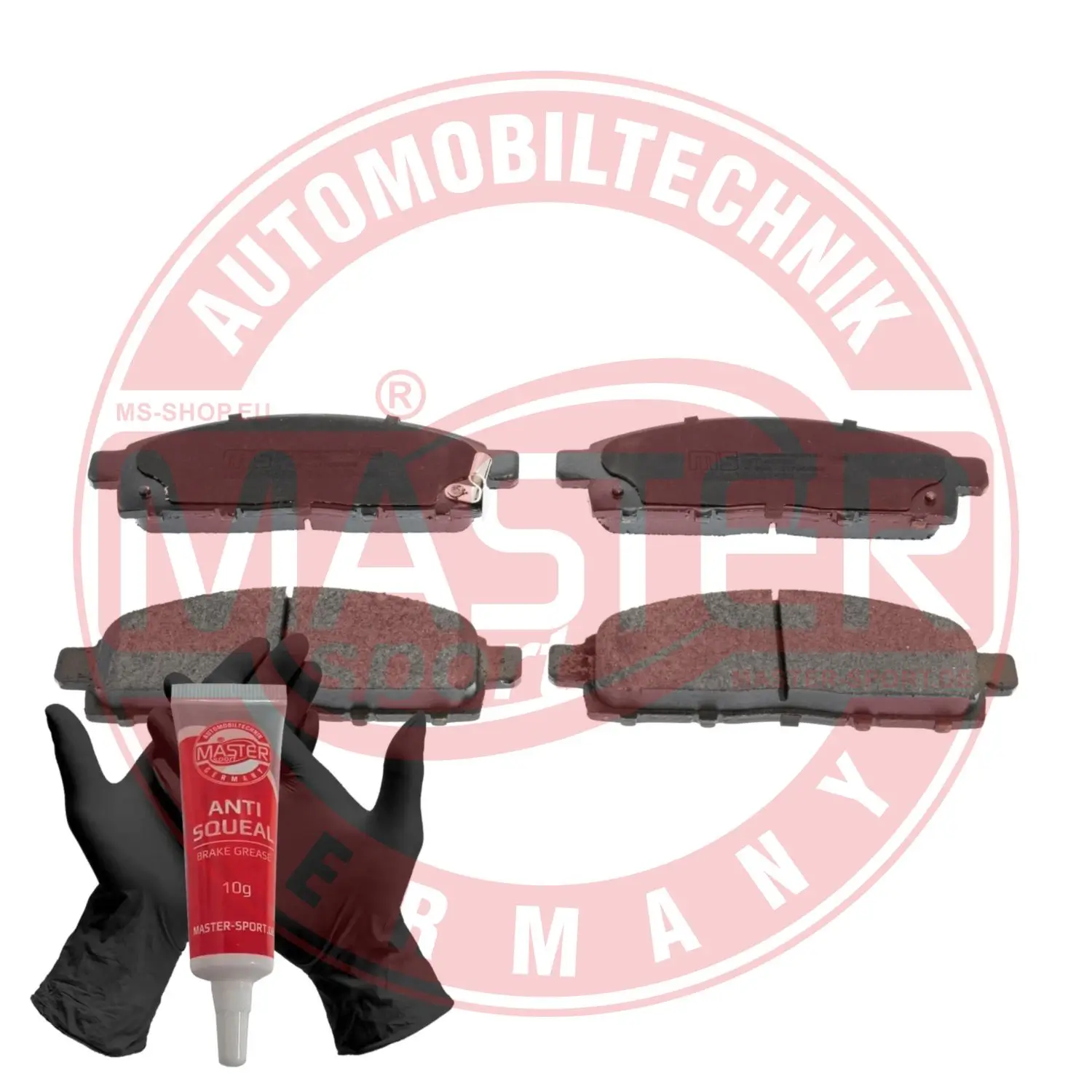 Bremsbelagsatz, Scheibenbremse Vorderachse MASTER-SPORT GERMANY 13046056312N-SET-MS