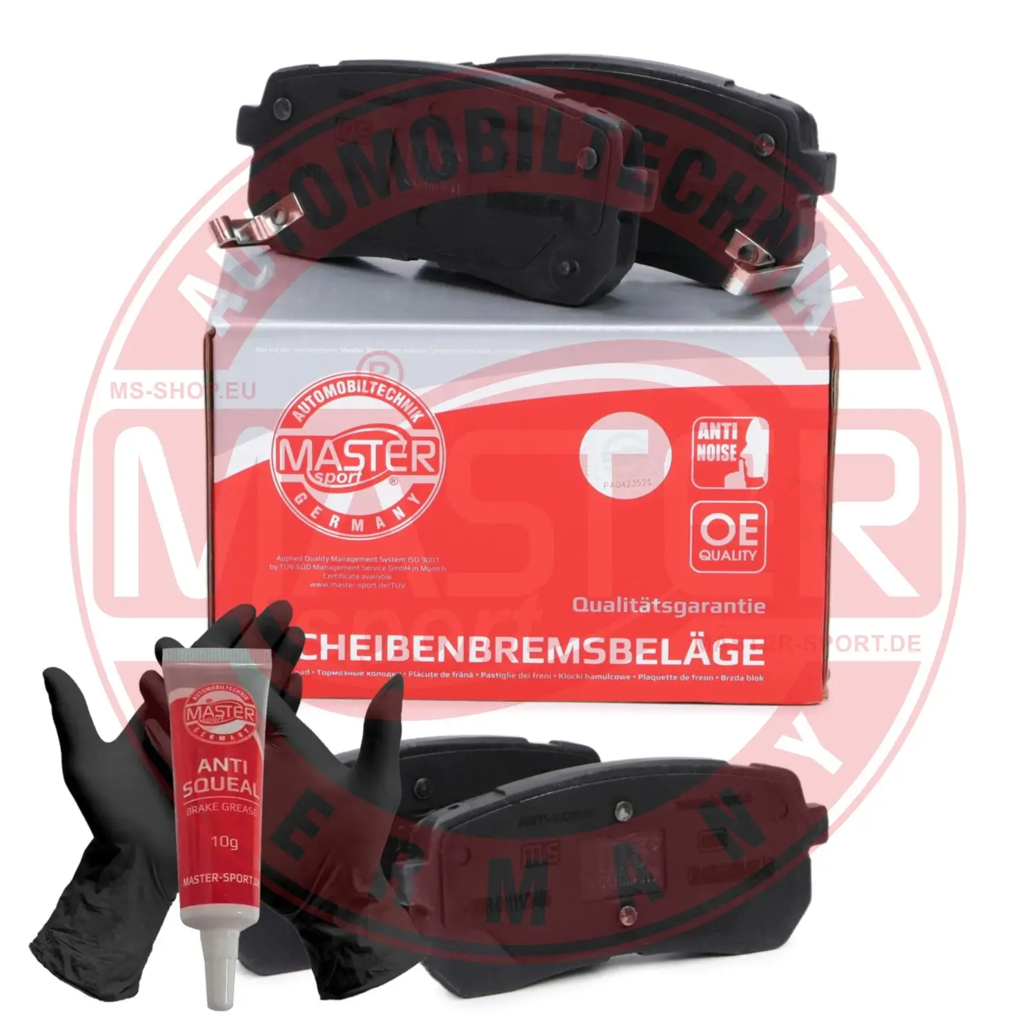 Bremsbelagsatz, Scheibenbremse Hinterachse MASTER-SPORT GERMANY 13046056362N-SET-MS