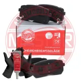 Bremsbelagsatz, Scheibenbremse Hinterachse MASTER-SPORT GERMANY 13046056362N-SET-MS