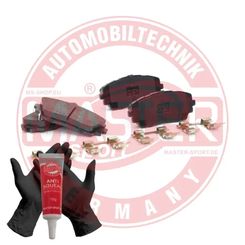 Bremsbelagsatz, Scheibenbremse Vorderachse MASTER-SPORT GERMANY 13046056492N-SET-MS Bild Bremsbelagsatz, Scheibenbremse Vorderachse MASTER-SPORT GERMANY 13046056492N-SET-MS