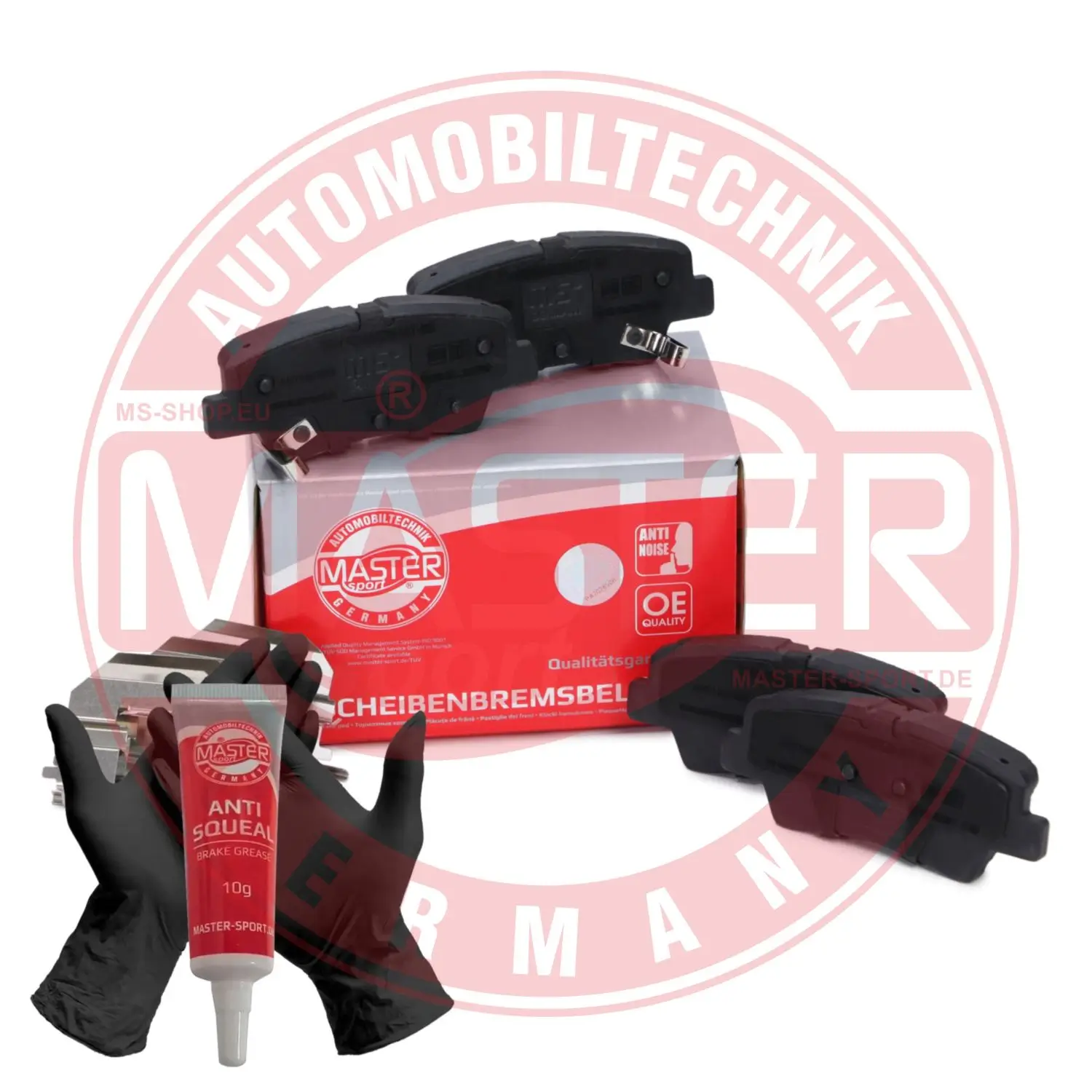 Bremsbelagsatz, Scheibenbremse Hinterachse MASTER-SPORT GERMANY 13046056502N-SET-MS