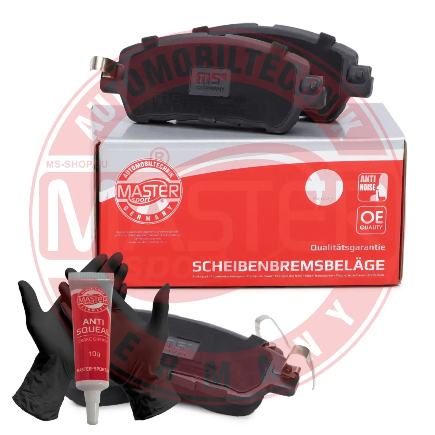 Bremsbelagsatz, Scheibenbremse Vorderachse MASTER-SPORT GERMANY 13046056742N-SET-MS