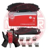 Bremsbelagsatz, Scheibenbremse Vorderachse MASTER-SPORT GERMANY 13046056802N-SET-MS