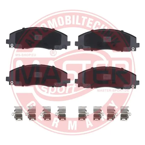 Bremsbelagsatz, Scheibenbremse Vorderachse MASTER-SPORT GERMANY 13046056802N-SET-MS Bild Bremsbelagsatz, Scheibenbremse Vorderachse MASTER-SPORT GERMANY 13046056802N-SET-MS