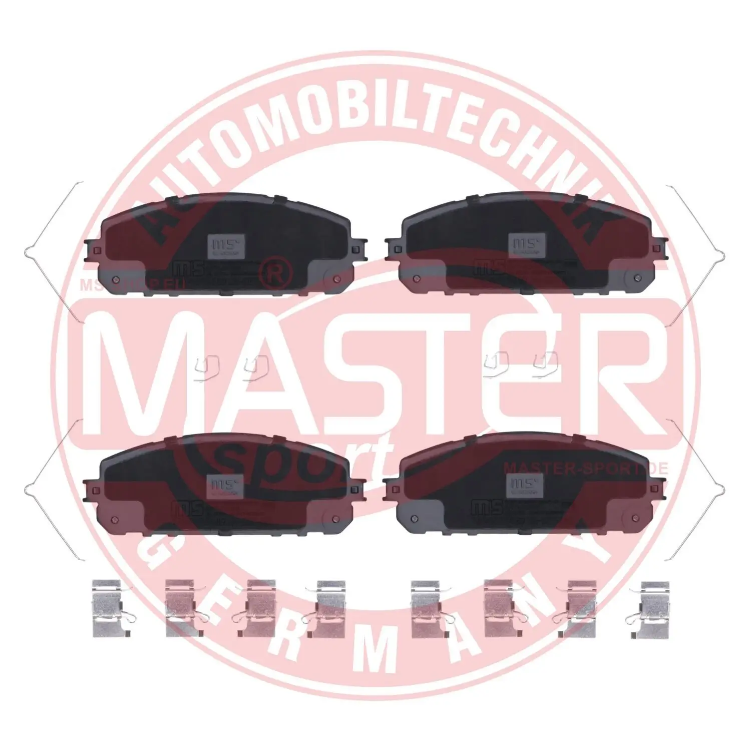 Bremsbelagsatz, Scheibenbremse Vorderachse MASTER-SPORT GERMANY 13046056892N-SET-MS