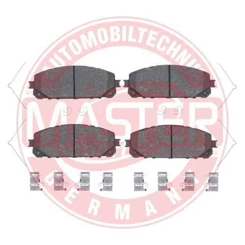 Bremsbelagsatz, Scheibenbremse Vorderachse MASTER-SPORT GERMANY 13046056892N-SET-MS Bild Bremsbelagsatz, Scheibenbremse Vorderachse MASTER-SPORT GERMANY 13046056892N-SET-MS