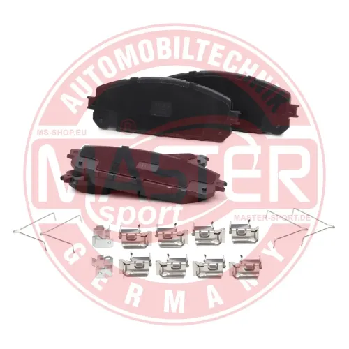 Bremsbelagsatz, Scheibenbremse Vorderachse MASTER-SPORT GERMANY 13046056892N-SET-MS Bild Bremsbelagsatz, Scheibenbremse Vorderachse MASTER-SPORT GERMANY 13046056892N-SET-MS