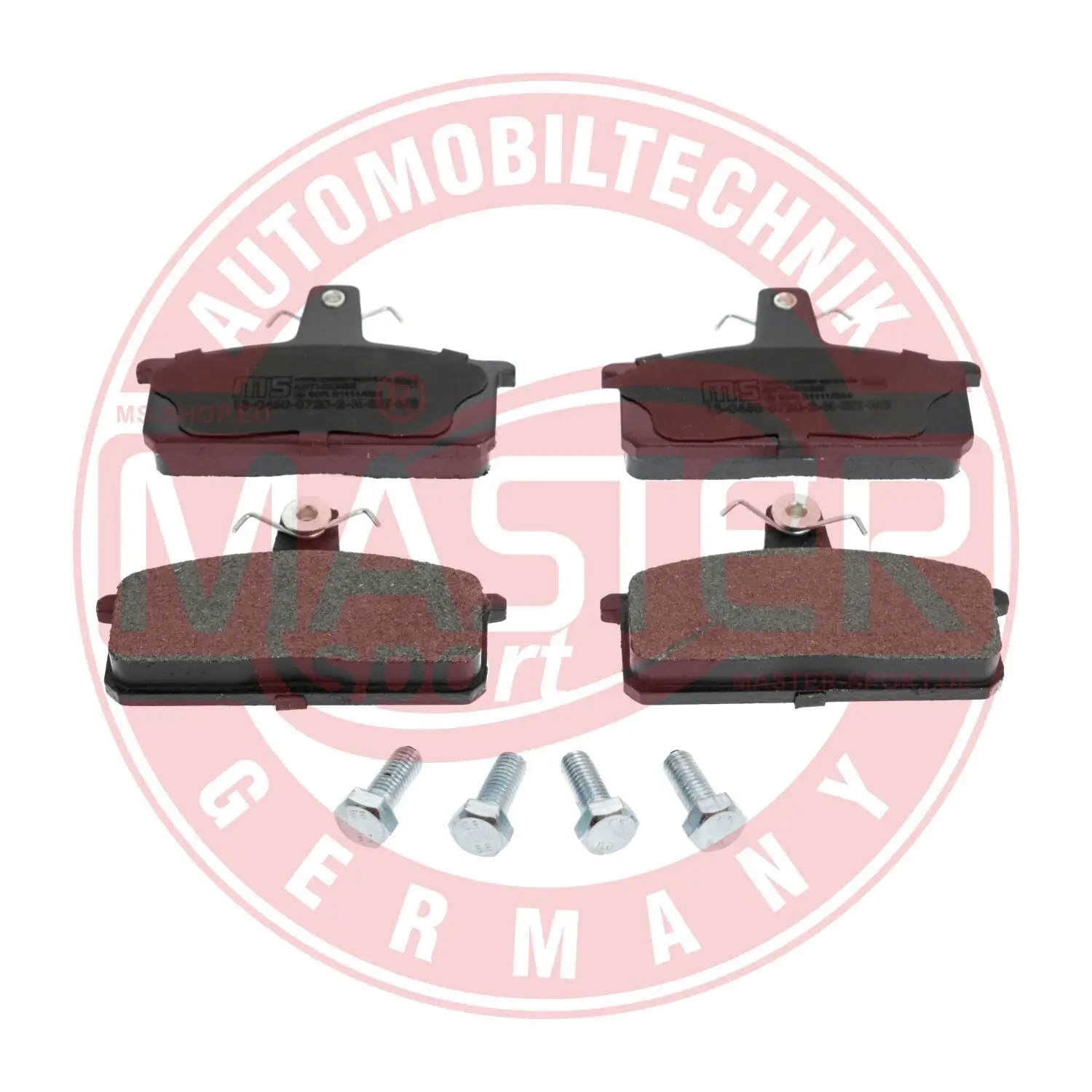 Bremsbelagsatz, Scheibenbremse Vorderachse MASTER-SPORT GERMANY 13046057202N-SET-MS