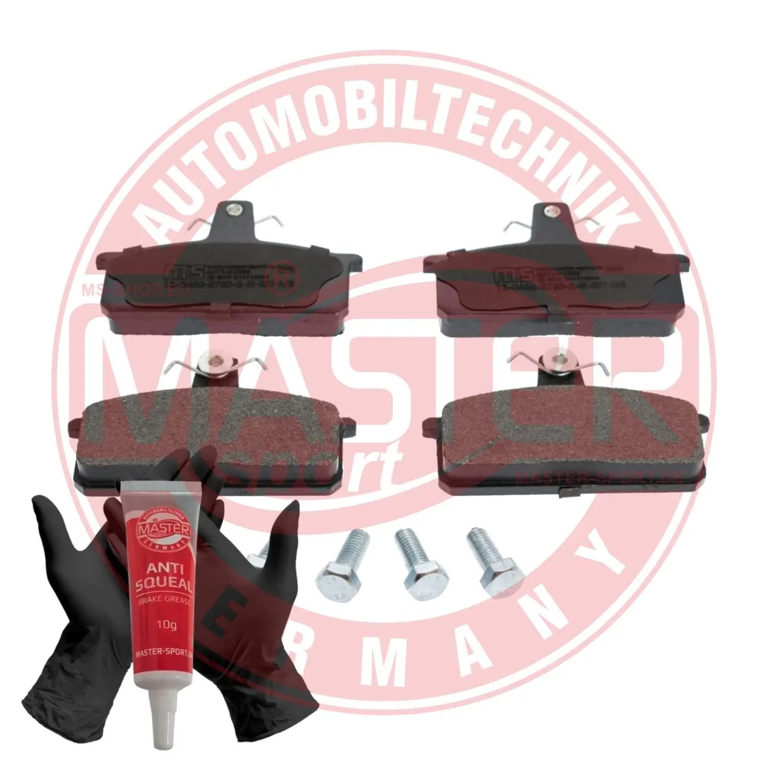 Bremsbelagsatz, Scheibenbremse Vorderachse MASTER-SPORT GERMANY 13046057202N-SET-MS
