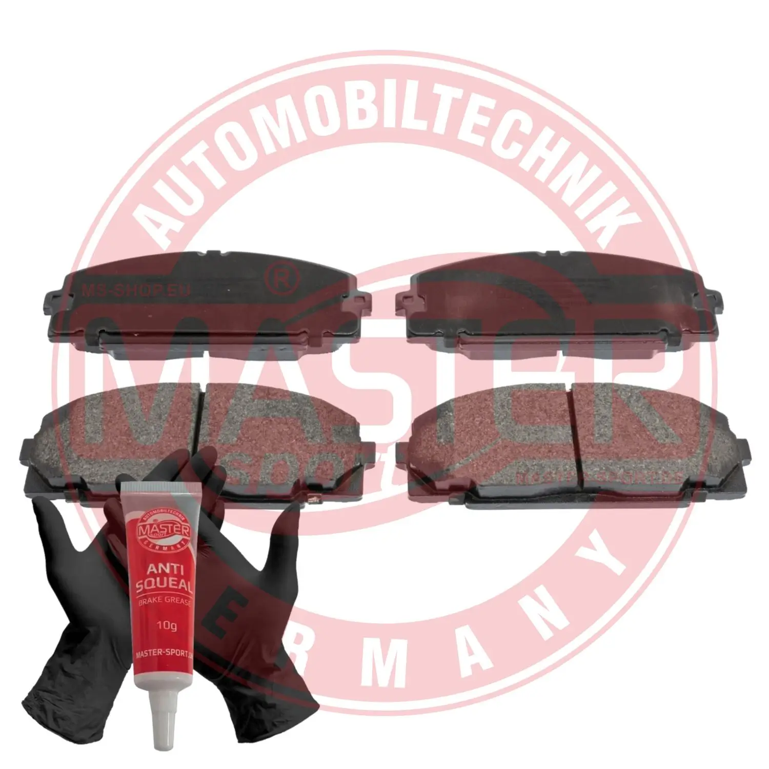Bremsbelagsatz, Scheibenbremse Vorderachse MASTER-SPORT GERMANY 13046057222N-SET-MS