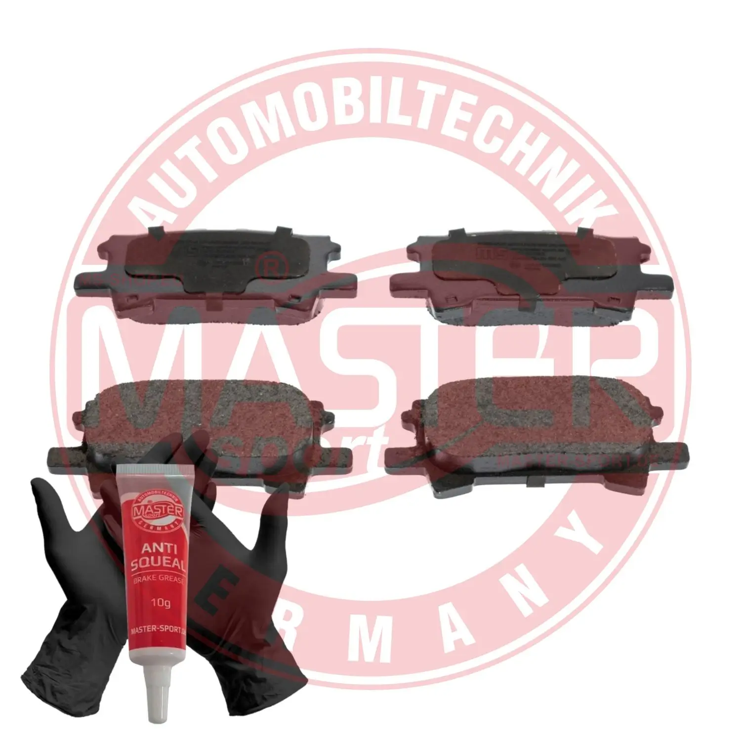 Bremsbelagsatz, Scheibenbremse Hinterachse MASTER-SPORT GERMANY 13046057342N-SET-MS