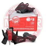 Bremsbelagsatz, Scheibenbremse Hinterachse MASTER-SPORT GERMANY 13046057482N-SET-MS