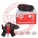 Bremsbelagsatz, Scheibenbremse Hinterachse MASTER-SPORT GERMANY 13046057622N-SET-MS