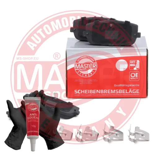 Bremsbelagsatz, Scheibenbremse Hinterachse MASTER-SPORT GERMANY 13046057622N-SET-MS Bild Bremsbelagsatz, Scheibenbremse Hinterachse MASTER-SPORT GERMANY 13046057622N-SET-MS