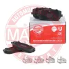 Bremsbelagsatz, Scheibenbremse Hinterachse MASTER-SPORT GERMANY 13046057622N-SET-MS Bild Bremsbelagsatz, Scheibenbremse Hinterachse MASTER-SPORT GERMANY 13046057622N-SET-MS