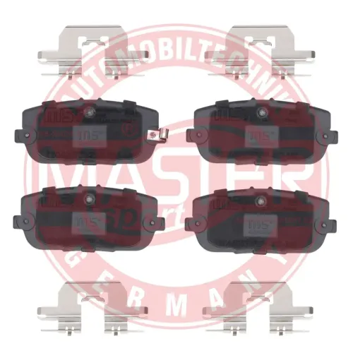 Bremsbelagsatz, Scheibenbremse Hinterachse MASTER-SPORT GERMANY 13046057622N-SET-MS Bild Bremsbelagsatz, Scheibenbremse Hinterachse MASTER-SPORT GERMANY 13046057622N-SET-MS
