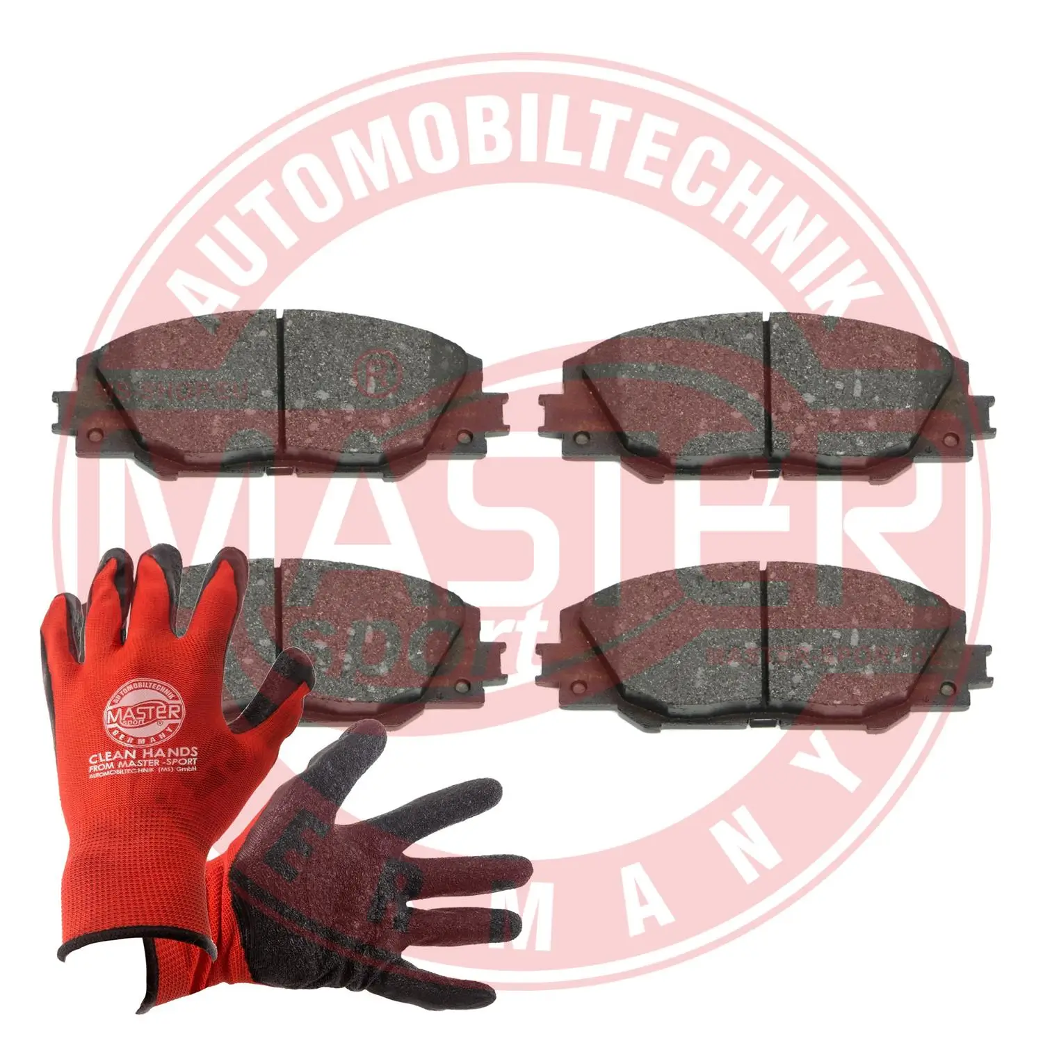 Bremsbelagsatz, Scheibenbremse Vorderachse MASTER-SPORT GERMANY 13046057662N-SET-MSP