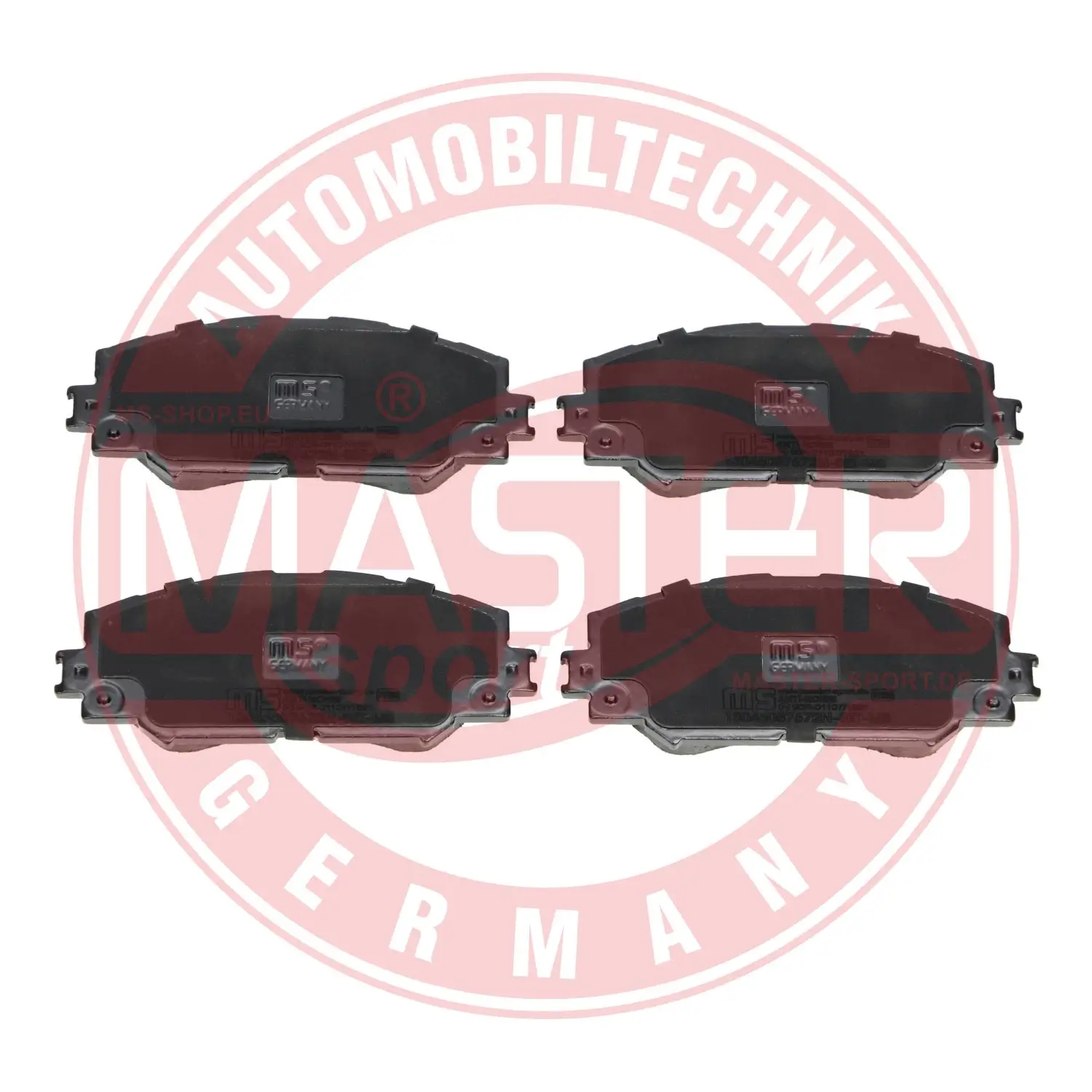 Bremsbelagsatz, Scheibenbremse MASTER-SPORT GERMANY 13046057672N-SET-MS Bild Bremsbelagsatz, Scheibenbremse MASTER-SPORT GERMANY 13046057672N-SET-MS