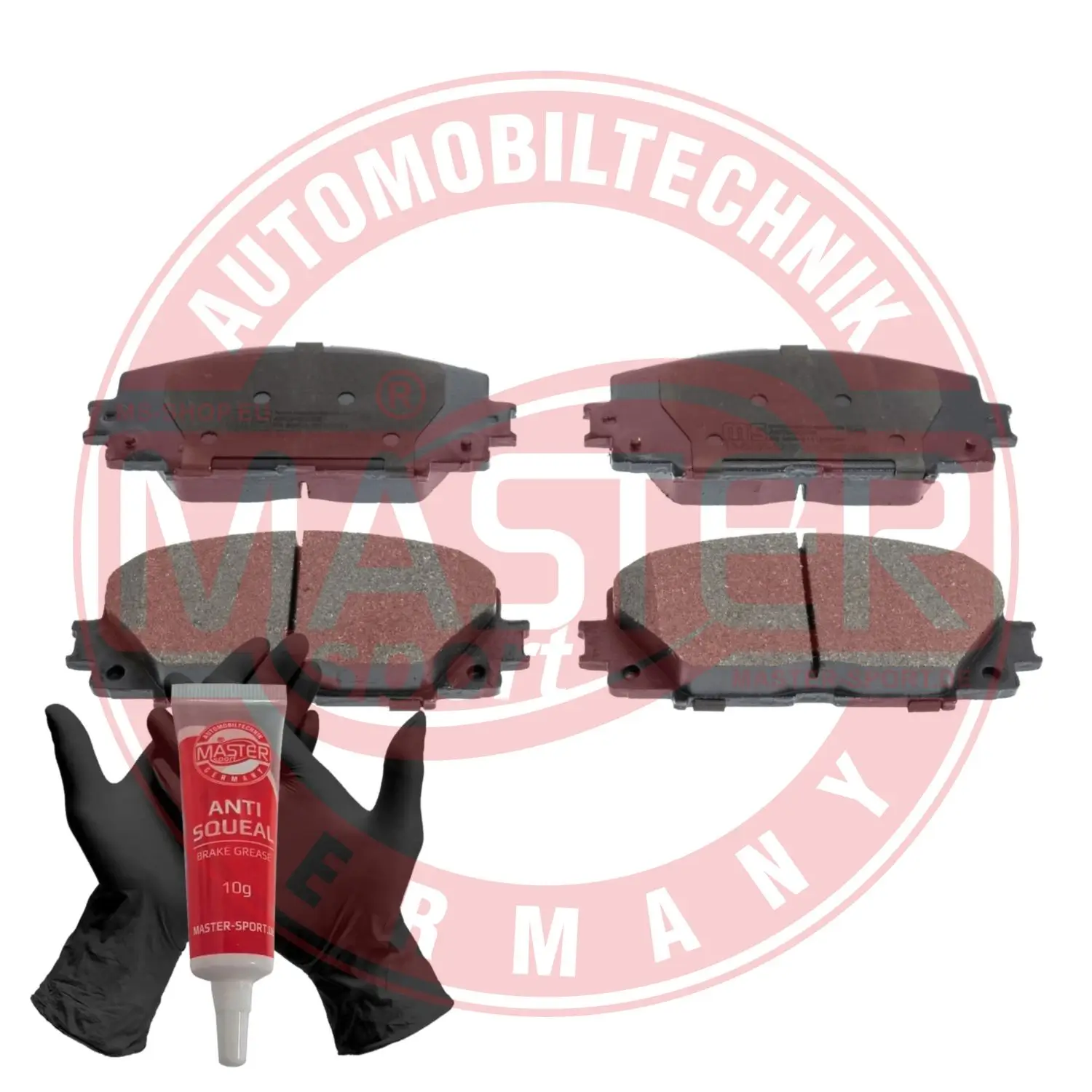 Bremsbelagsatz, Scheibenbremse Vorderachse MASTER-SPORT GERMANY 13046057682N-SET-MS