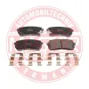 Bremsbelagsatz, Scheibenbremse Hinterachse MASTER-SPORT GERMANY 13046057712N-SET-MS Bild Bremsbelagsatz, Scheibenbremse Hinterachse MASTER-SPORT GERMANY 13046057712N-SET-MS