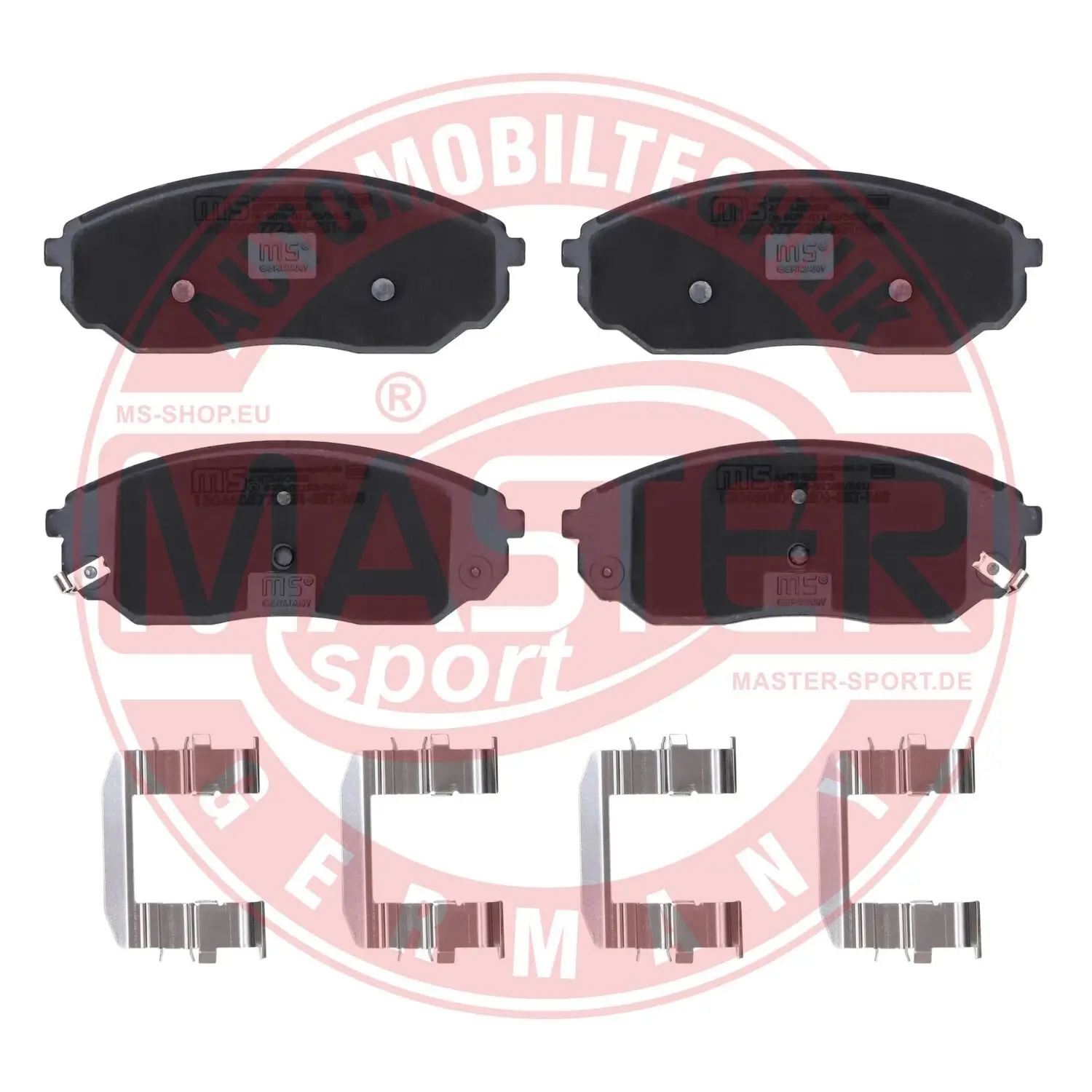 Bremsbelagsatz, Scheibenbremse Vorderachse MASTER-SPORT GERMANY 13046057722N-SET-MS