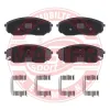 Bremsbelagsatz, Scheibenbremse Vorderachse MASTER-SPORT GERMANY 13046057722N-SET-MS Bild Bremsbelagsatz, Scheibenbremse Vorderachse MASTER-SPORT GERMANY 13046057722N-SET-MS