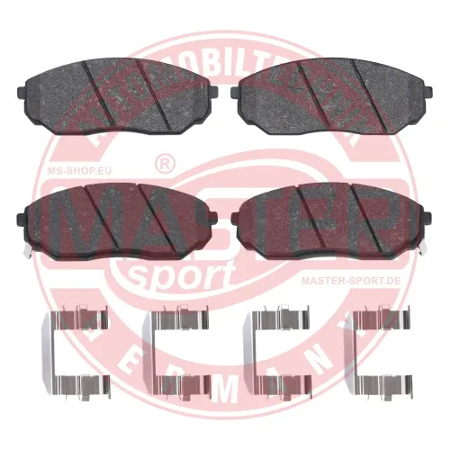 Bremsbelagsatz, Scheibenbremse Vorderachse MASTER-SPORT GERMANY 13046057722N-SET-MS Bild Bremsbelagsatz, Scheibenbremse Vorderachse MASTER-SPORT GERMANY 13046057722N-SET-MS