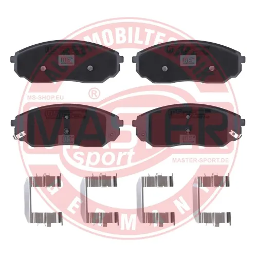 Bremsbelagsatz, Scheibenbremse Vorderachse MASTER-SPORT GERMANY 13046057722N-SET-MS Bild Bremsbelagsatz, Scheibenbremse Vorderachse MASTER-SPORT GERMANY 13046057722N-SET-MS