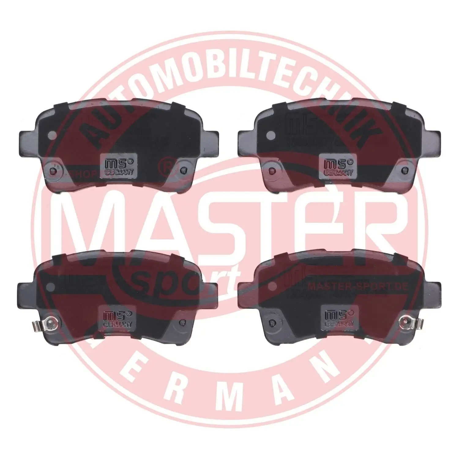 Bremsbelagsatz, Scheibenbremse Vorderachse MASTER-SPORT GERMANY 13046057742N-SET-MS