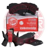 Bremsbelagsatz, Scheibenbremse Vorderachse MASTER-SPORT GERMANY 13046057742N-SET-MS