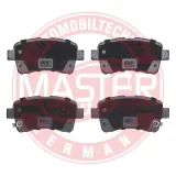 Bremsbelagsatz, Scheibenbremse Vorderachse MASTER-SPORT GERMANY 13046057742N-SET-MS