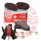 Bremsbelagsatz, Scheibenbremse Vorderachse MASTER-SPORT GERMANY 13046057762N-SET-MS