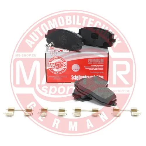 Bremsbelagsatz, Scheibenbremse Vorderachse MASTER-SPORT GERMANY 13046057762N-SET-MS Bild Bremsbelagsatz, Scheibenbremse Vorderachse MASTER-SPORT GERMANY 13046057762N-SET-MS