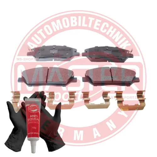Bremsbelagsatz, Scheibenbremse Vorderachse MASTER-SPORT GERMANY 13046057772N-SET-MS Bild Bremsbelagsatz, Scheibenbremse Vorderachse MASTER-SPORT GERMANY 13046057772N-SET-MS