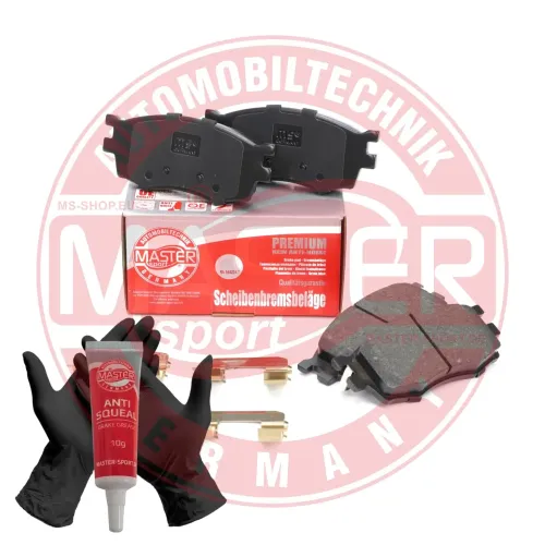 Bremsbelagsatz, Scheibenbremse Vorderachse MASTER-SPORT GERMANY 13046057792N-SET-MS Bild Bremsbelagsatz, Scheibenbremse Vorderachse MASTER-SPORT GERMANY 13046057792N-SET-MS