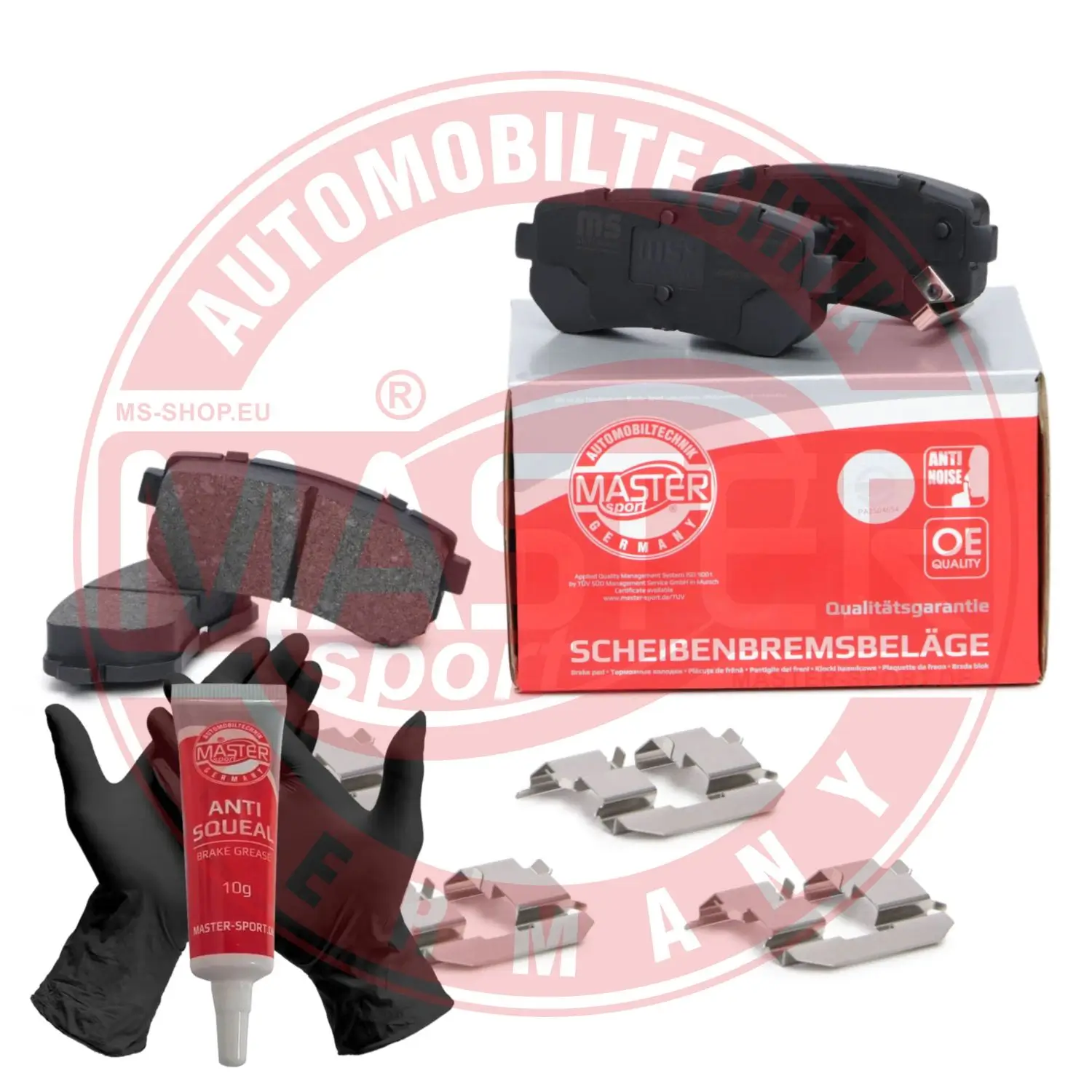Bremsbelagsatz, Scheibenbremse Hinterachse MASTER-SPORT GERMANY 13046057802N-SET-MS